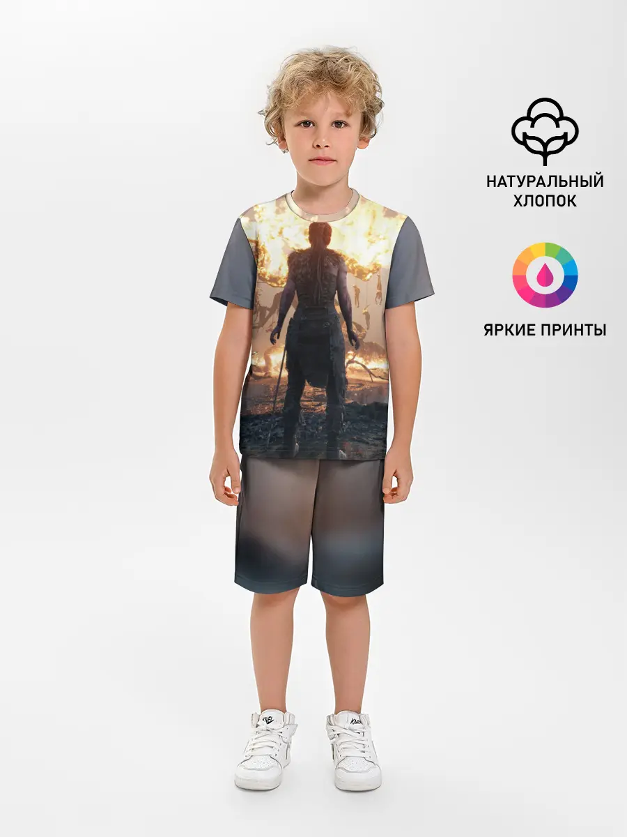 Детская пижама с шортами / HellBlade