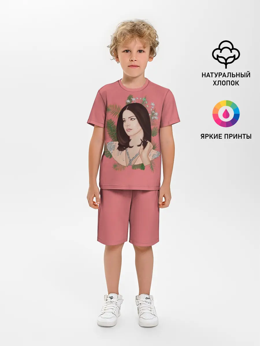 Детская пижама с шортами / Нарисованная Лана