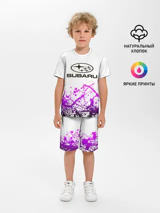 Детская пижама с шортами / SUBARU