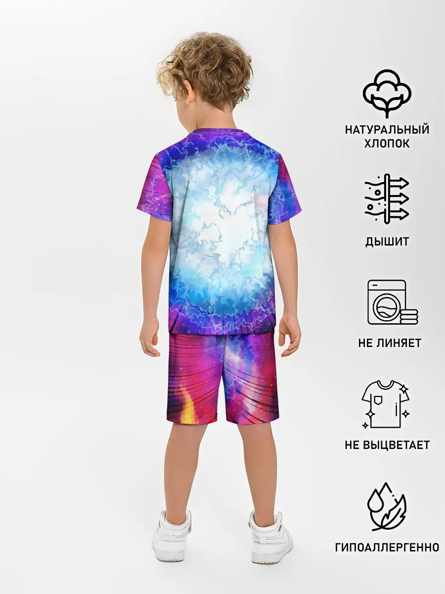 Детская пижама с шортами / ГОСПОЖА ГАЛАКТИКА | SPACE GIRL