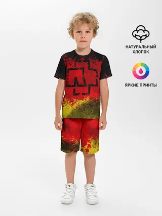 Детская пижама с шортами / Rammstein