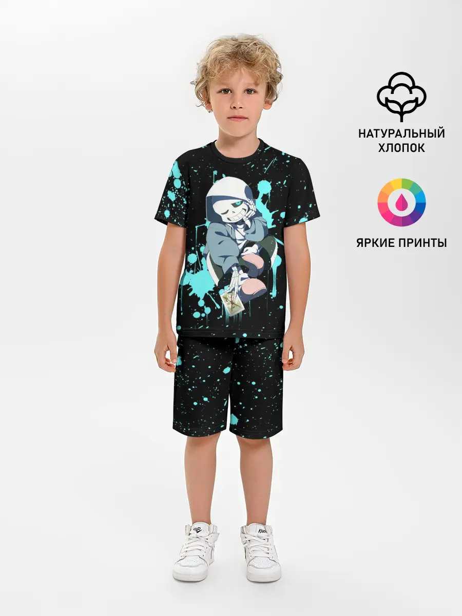 Детская пижама с шортами / UNDERTALE