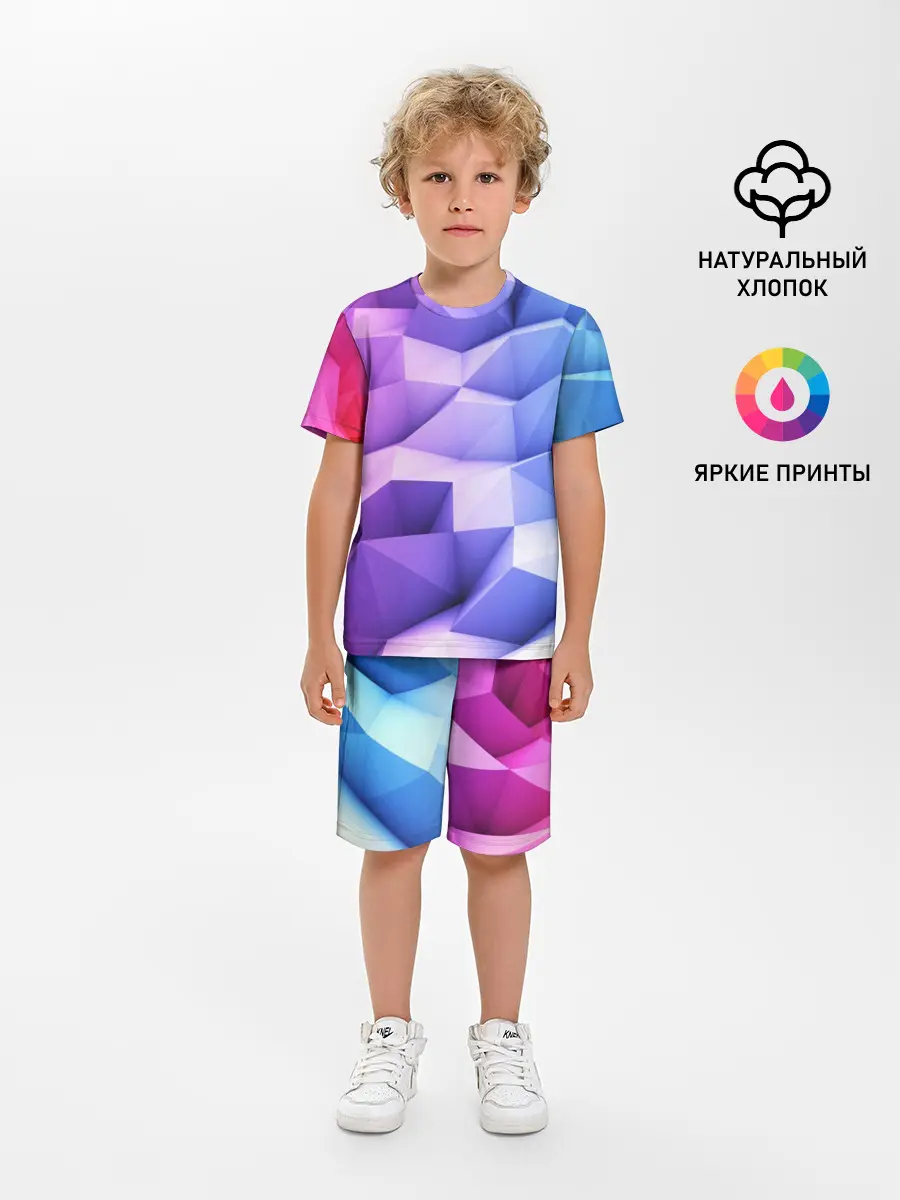 Детская пижама с шортами / Текстура