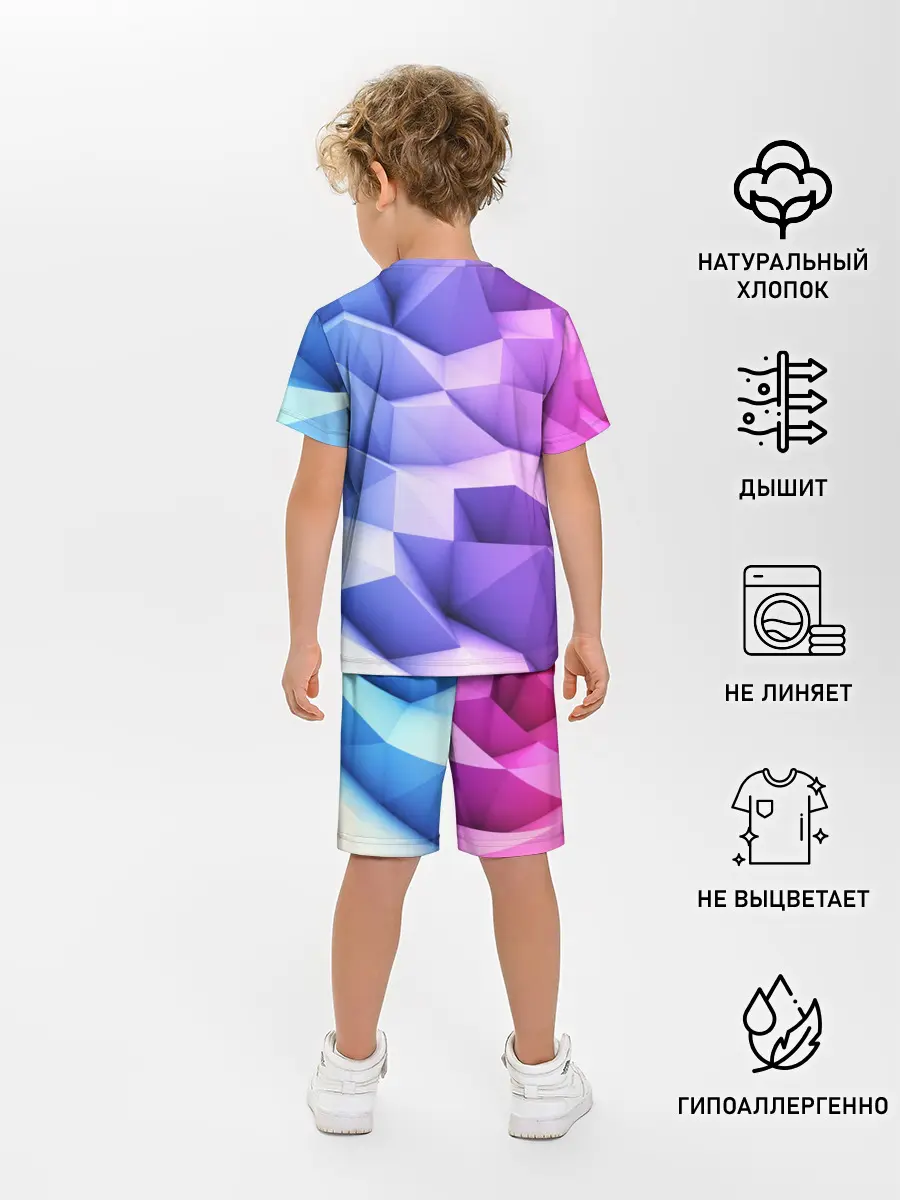 Детская пижама с шортами / Текстура