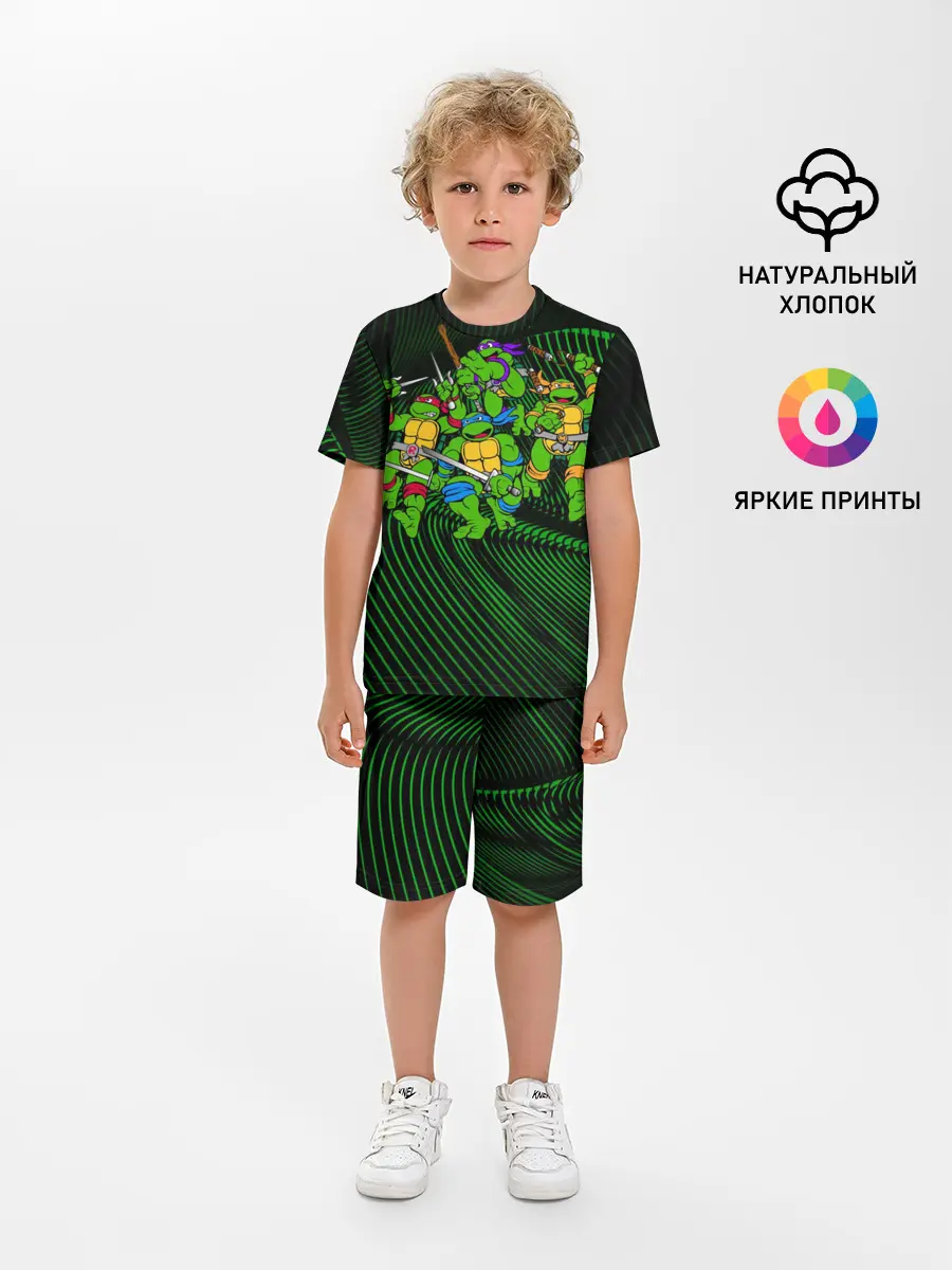 Детская пижама с шортами / Супер Ниндзя Черепашки