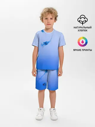 Детская пижама с шортами / МЕДУЗЫ | ГРАДИЕНТ