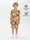 Детская пижама с шортами / Коты