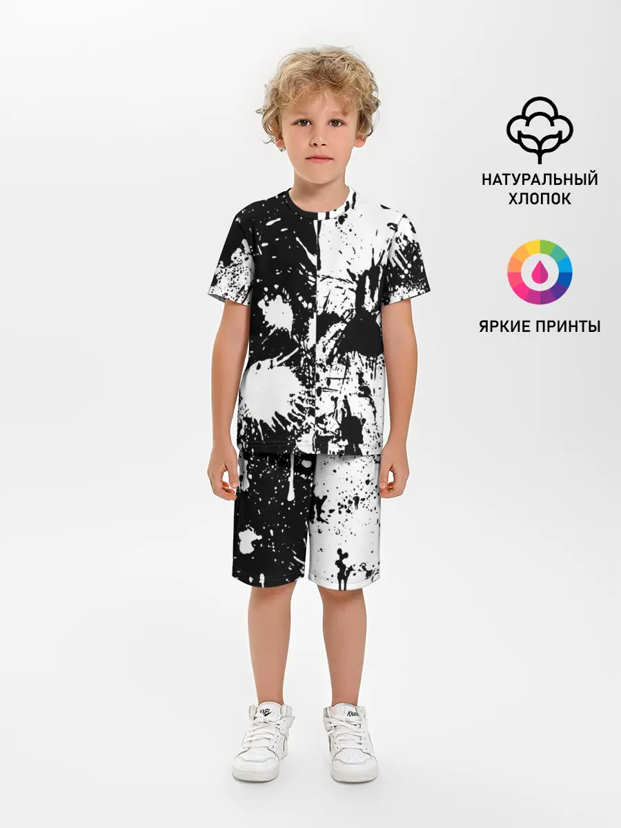 Детская пижама с шортами / КРАСКА И НИЧЕГО ЛИШНЕГО!