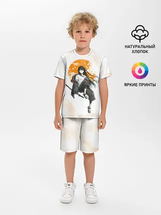 Детская пижама с шортами / Муичиро Токито Kimetsu no Yaiba