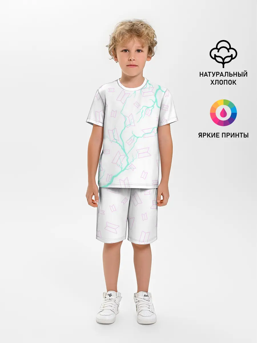 Детская пижама с шортами / BTS / БТС