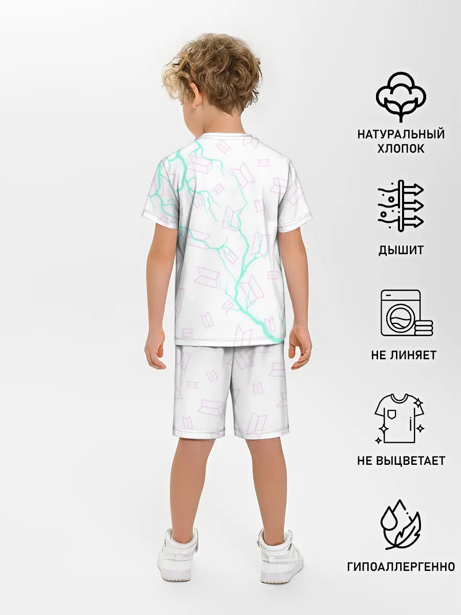 Детская пижама с шортами / BTS / БТС