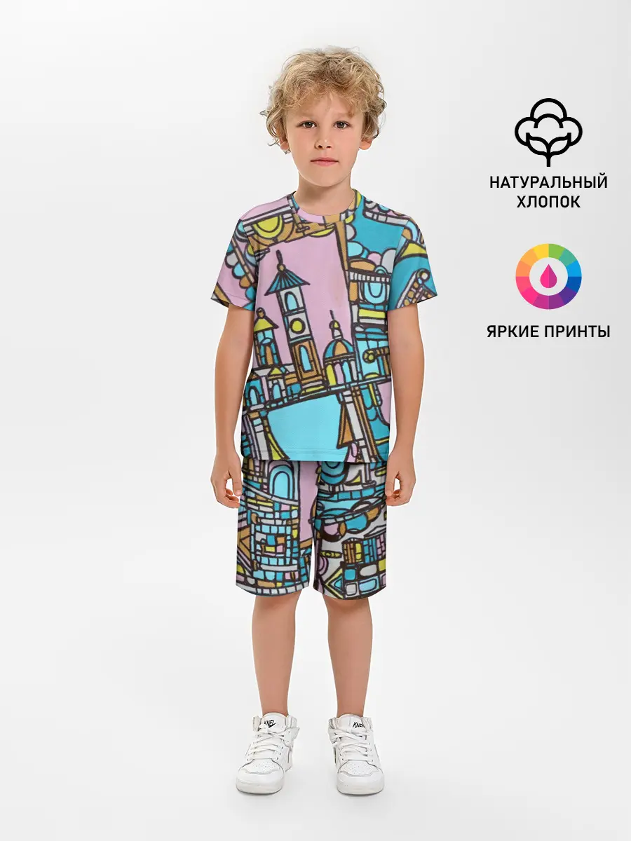 Детская пижама с шортами / Римские каникулы