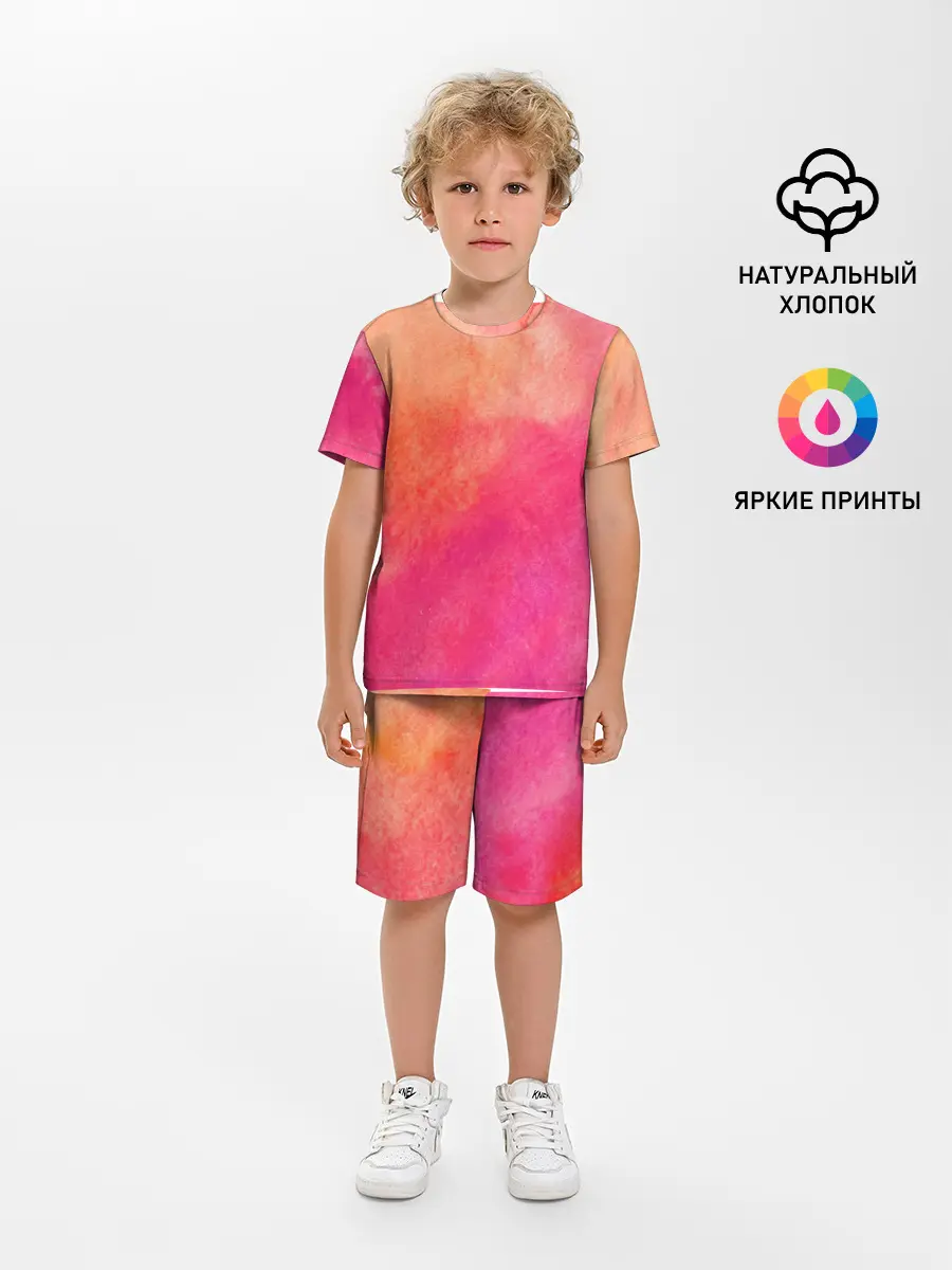 Детская пижама с шортами / Краски