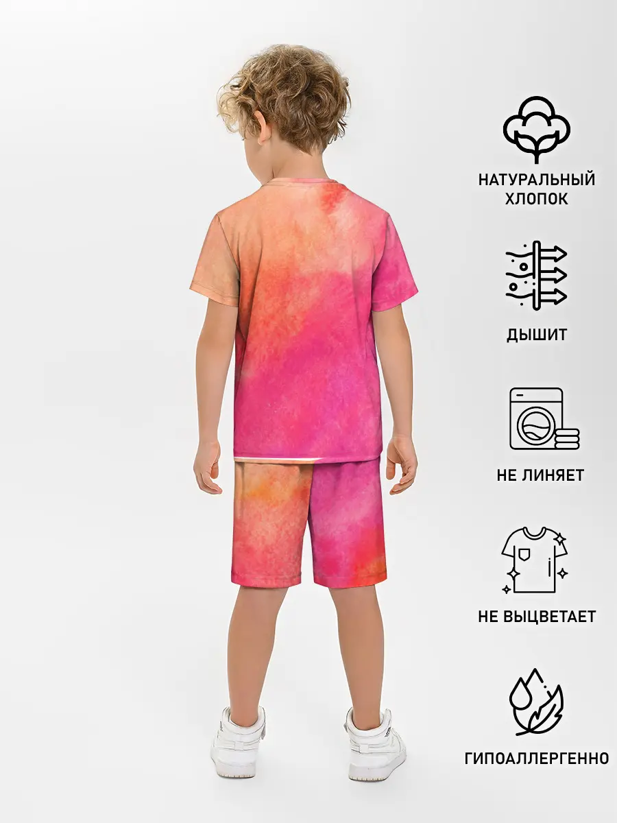 Детская пижама с шортами / Краски