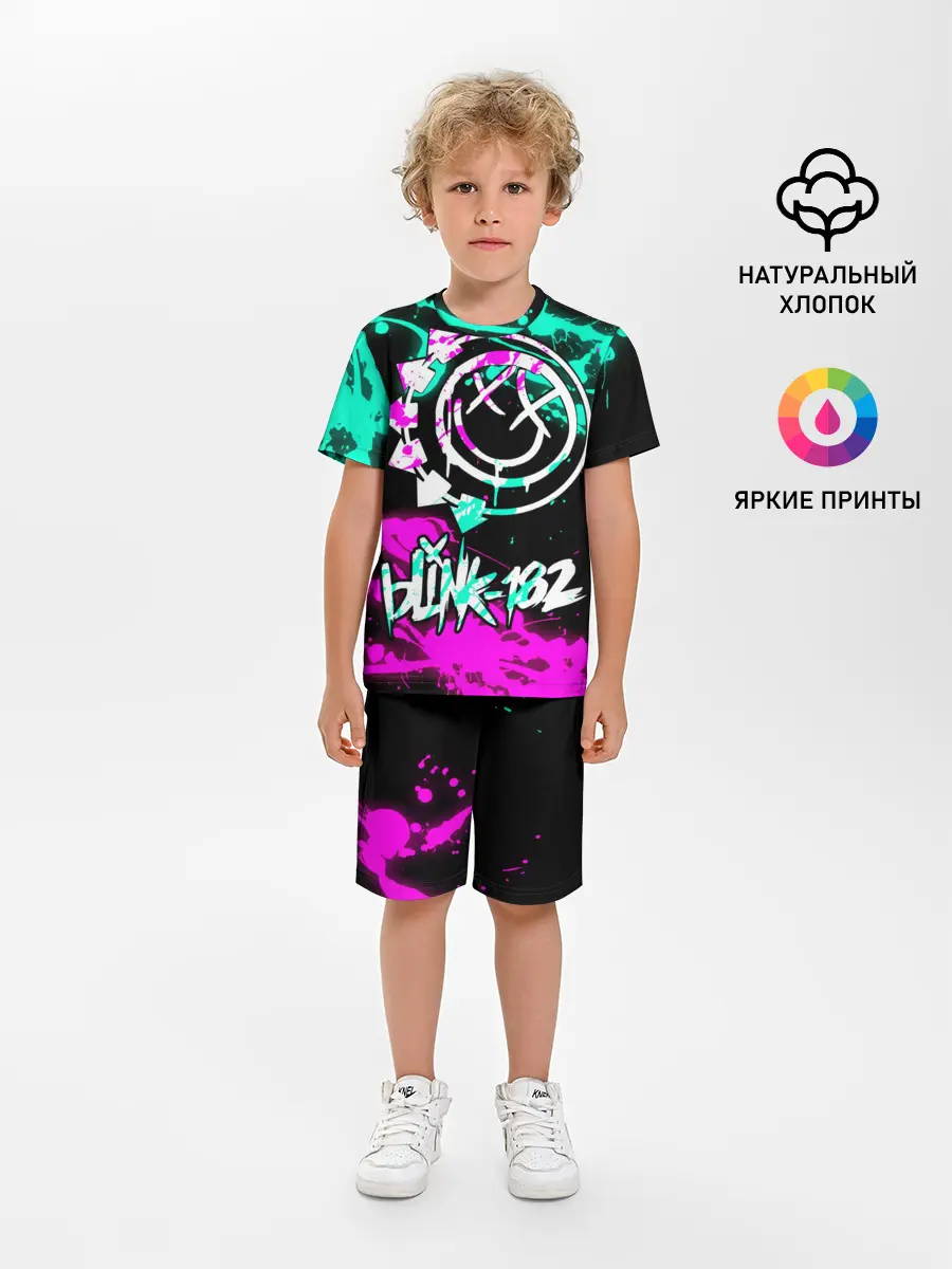 Детская пижама с шортами / Blink-182