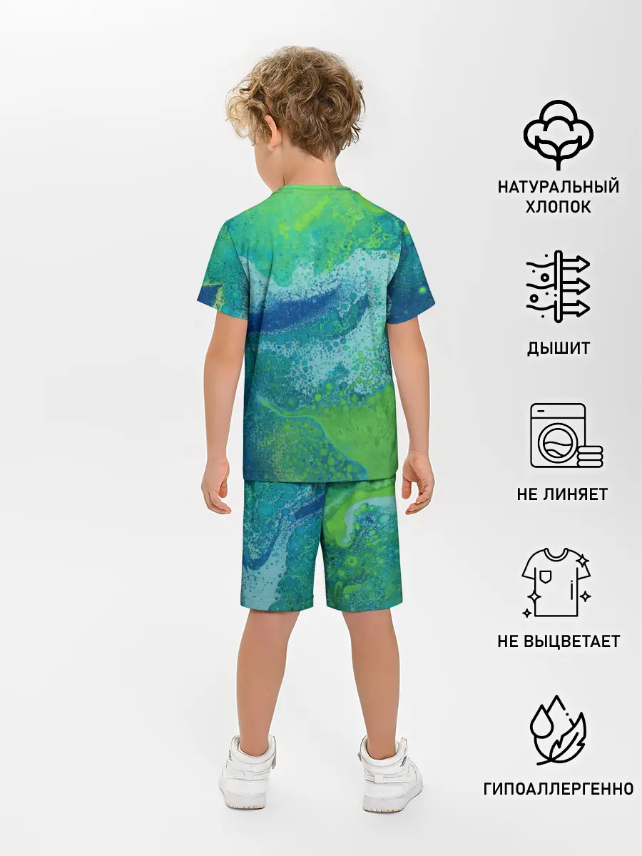 Детская пижама с шортами / Художественная Тина