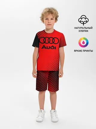 Детская пижама с шортами / AUDI / АУДИ