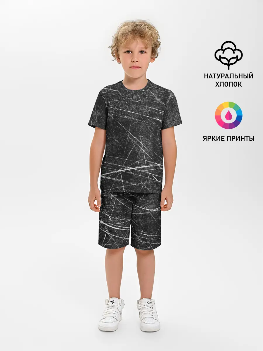Детская пижама с шортами / Царапины
