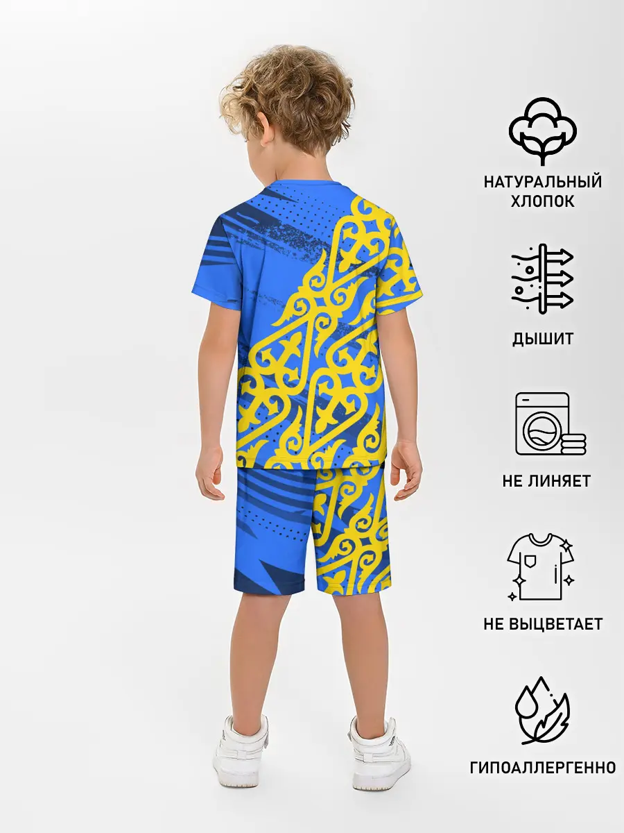 Детская пижама с шортами / Форма Казахстан