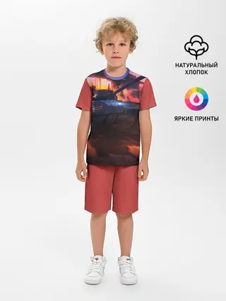 Детская пижама с шортами / ТАНК