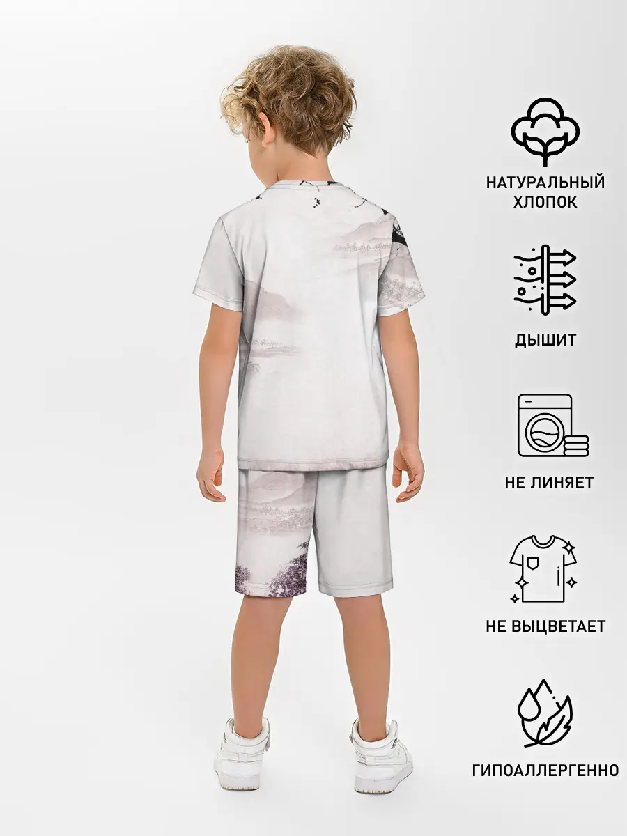 Детская пижама с шортами / Кенджиро Ренгоку Kimetsu no Yaiba