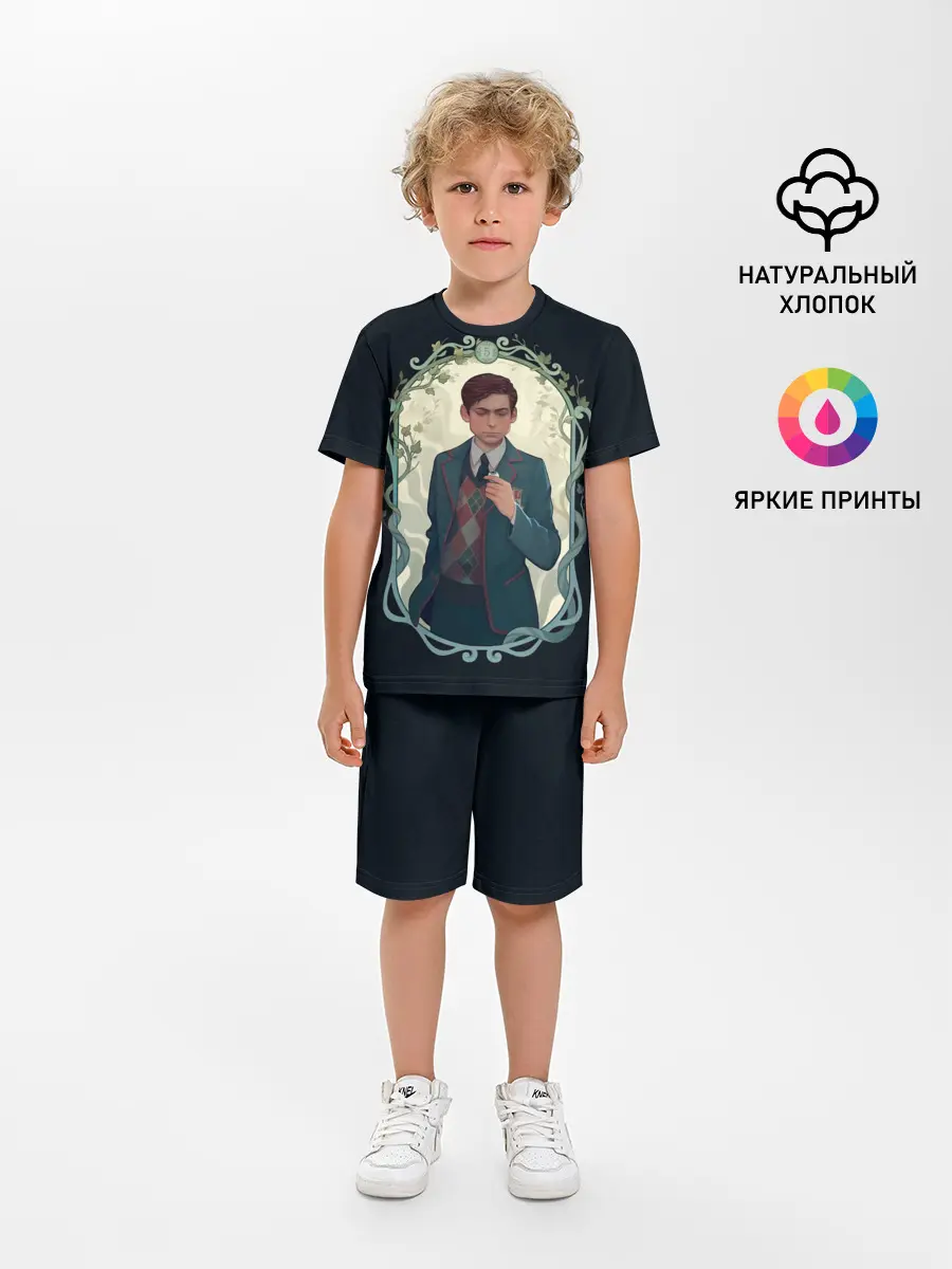 Детская пижама с шортами / Пятый в рамке