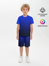 Детская пижама с шортами / CARBON BLUE | СИНИЙ КАРБОН