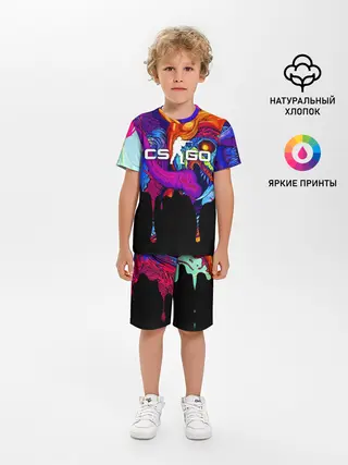 Детская пижама с шортами / CS GO HYPER BEAST