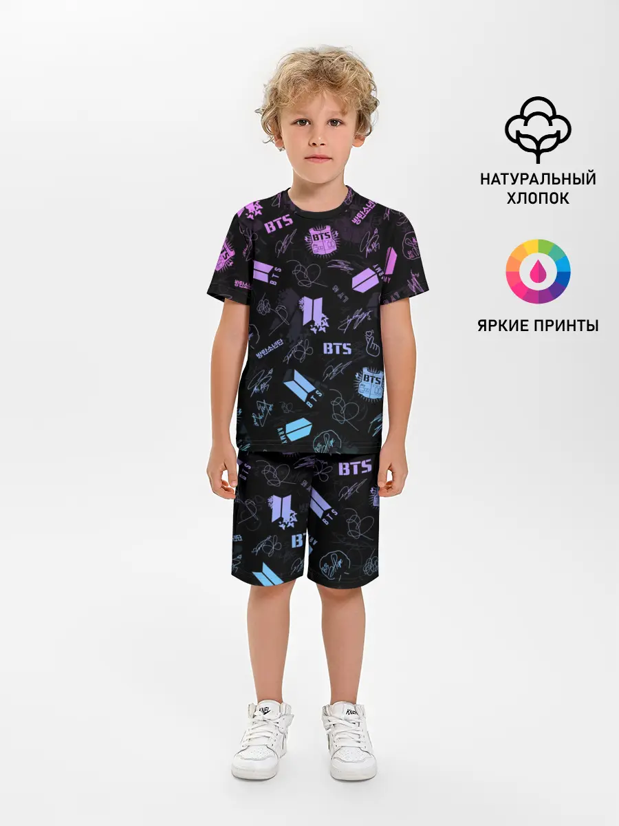 Детская пижама с шортами / BTS