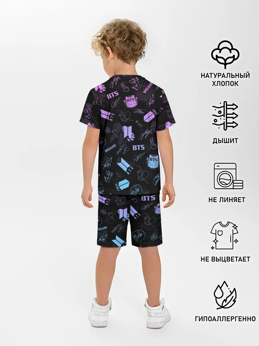 Детская пижама с шортами / BTS