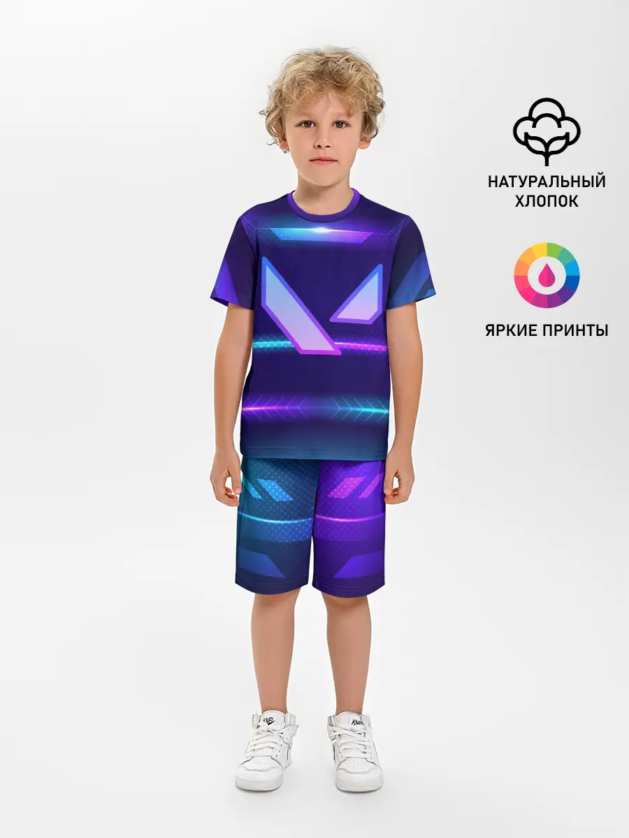 Детская пижама с шортами / Valorant