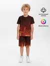 Детская пижама с шортами / ПЛАМЯ 3D
