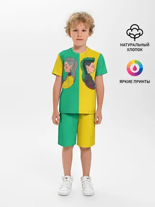 Детская пижама с шортами / Бестия