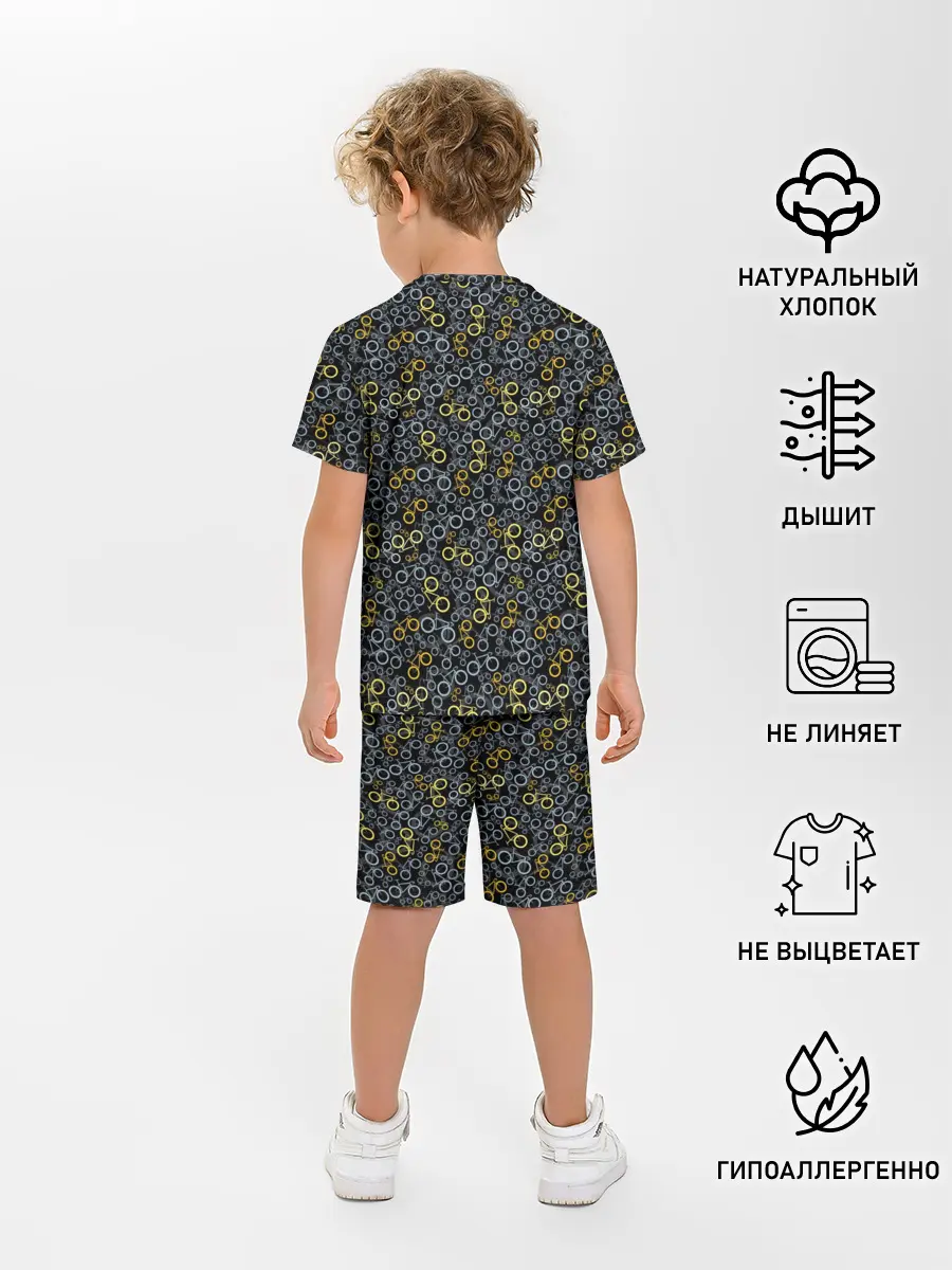 Детская пижама с шортами / Велосипеды