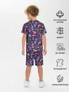 Детская пижама с шортами / Vaporwave art