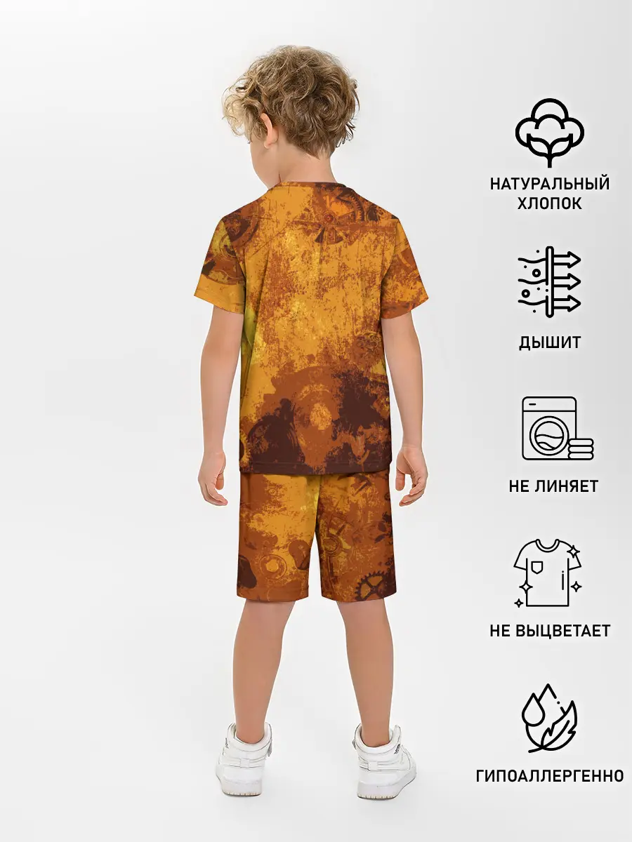 Детская пижама с шортами / Стимпанк