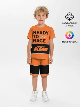 Детская пижама с шортами / KTM | READY TO RACE