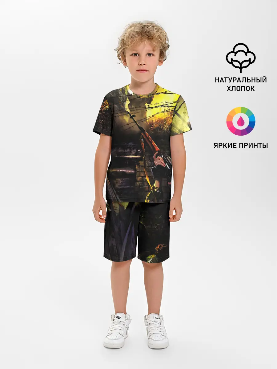 Детская пижама с шортами / STALKER