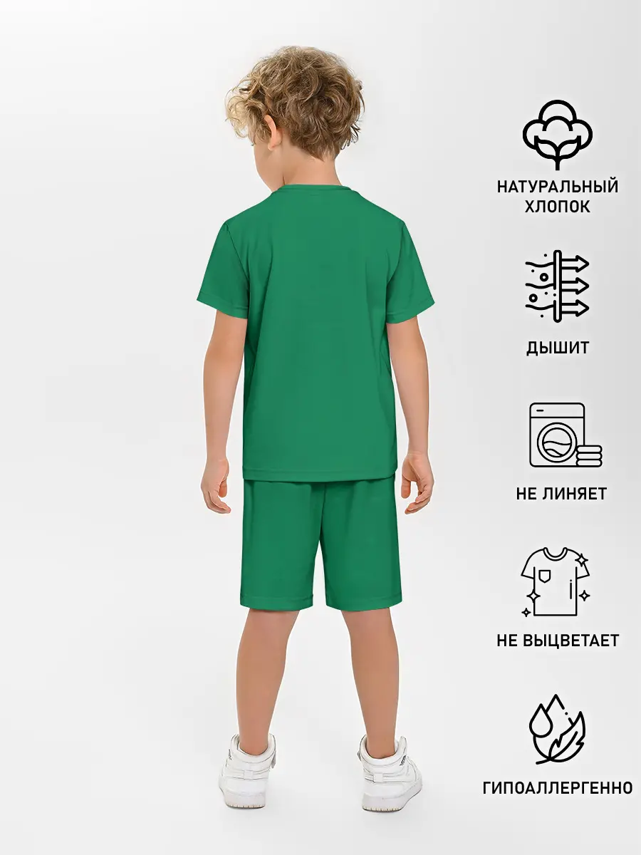 Детская пижама с шортами / Туннельные змеи рулят!