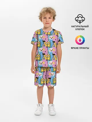 Детская пижама с шортами / Время приключений