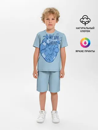 Детская пижама с шортами / WE ARE ALIVE