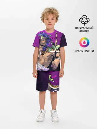 Детская пижама с шортами / Бог виноделия Дионис