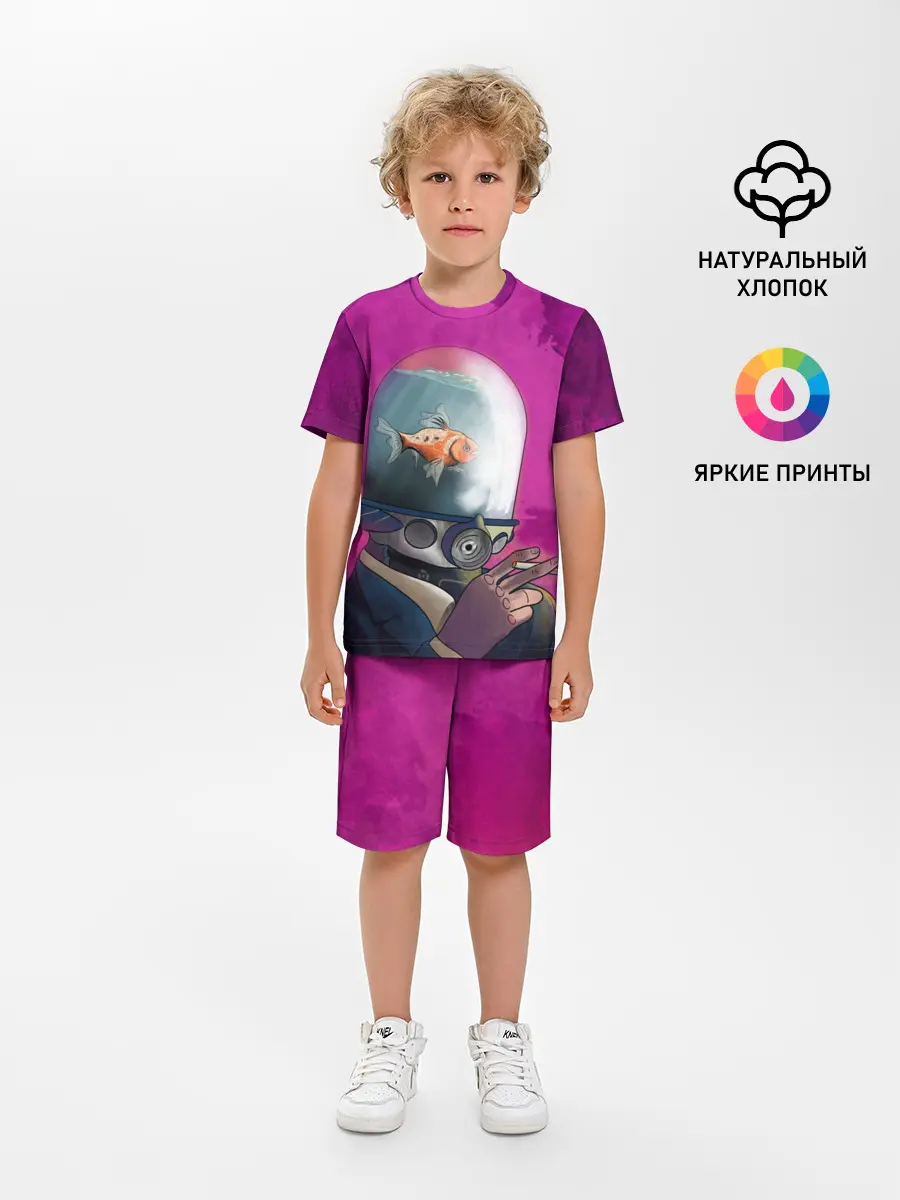 Детская пижама с шортами / Эй Джей | Академия Амбрелла