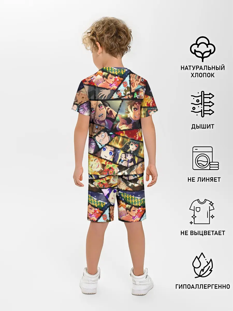 Детская пижама с шортами / КЛИНОК РАССЕКАЮЩИЙ ДЕМОНОВ