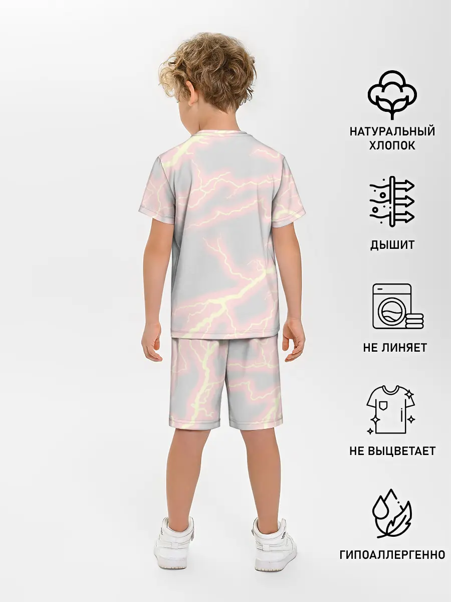 Детская пижама с шортами / Kimetsu no yaiba достает меч