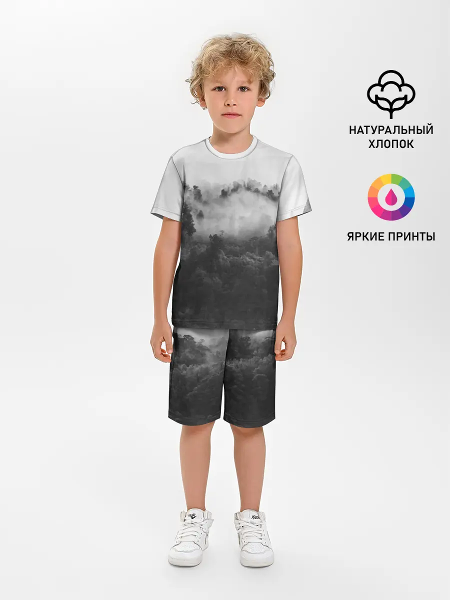 Детская пижама с шортами / Лес