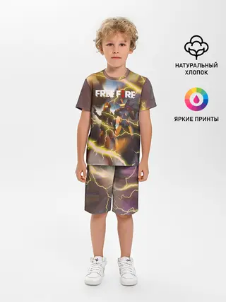 Детская пижама с шортами / FREEFIRE | ФРИФАЕР