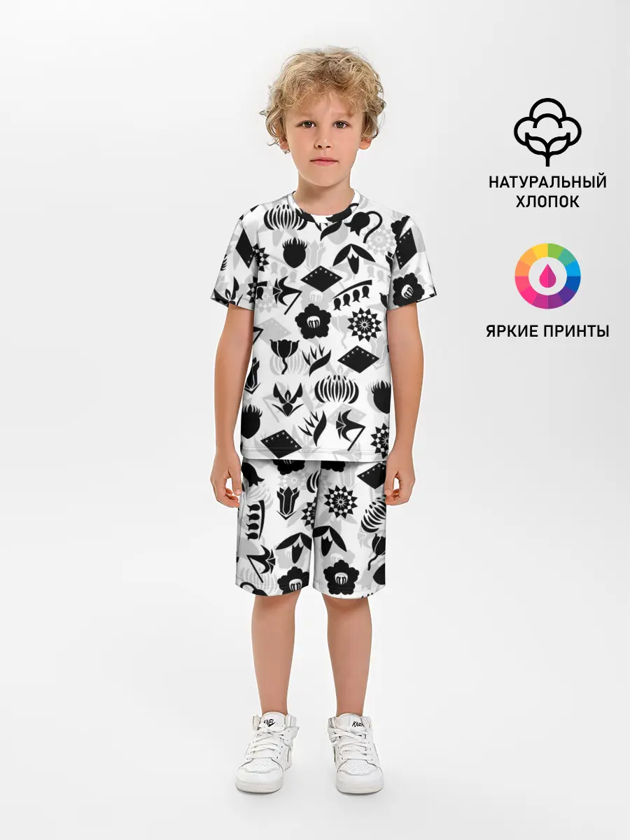 Детская пижама с шортами / БЛИЧ КАПИТАНЫ ГОТЕЙ 13 ЭМБЛЕМЫ