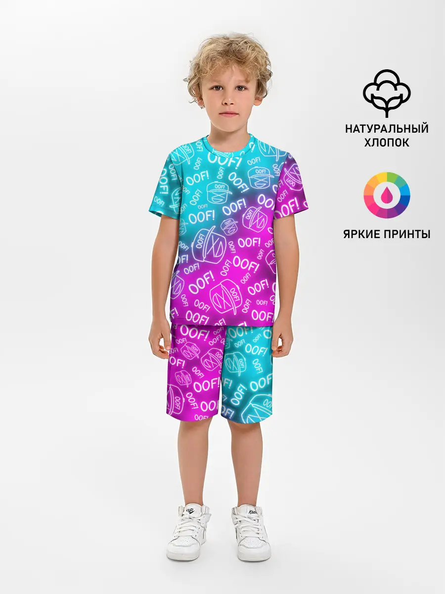 Детская пижама с шортами / OOF ROBLOX