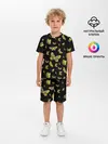 Детская пижама с шортами / Golden Butterfly pattern